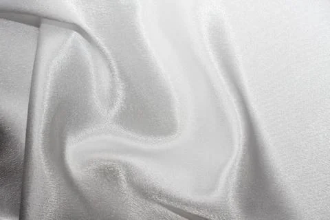 White silk Foto stock