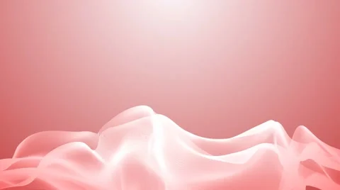 White silky waves on red background Stock Footage 62772633