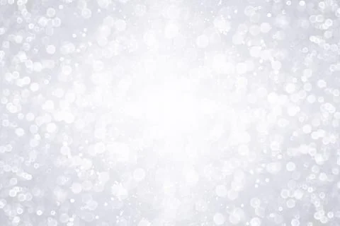 White Silver Glitter Sparkle Background Party Invitation Foto stock