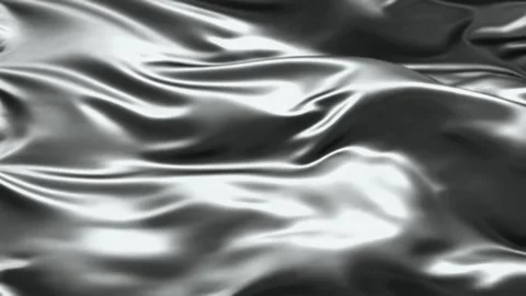  White Silver Satin Silk Fabric Waves Bright Motion Background Vídeos de archivo 341593538