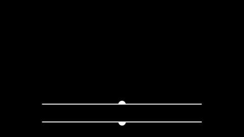 White Simple Line Lower Third Stock Footage 96231600