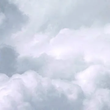 White Sky and Clouds. Vector Illustrazione stock
