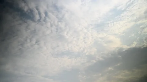 White Sky timelapse in evining Stock Footage 332240099