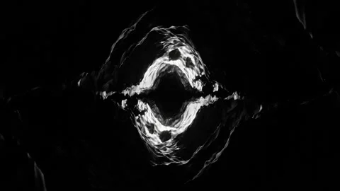 White Slow Cave Background VJ Loop in 4K Stock Footage 302080729