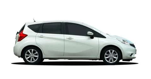 White small car Stock Photos