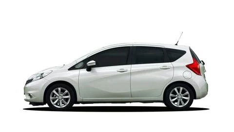 White small car Stock Photos