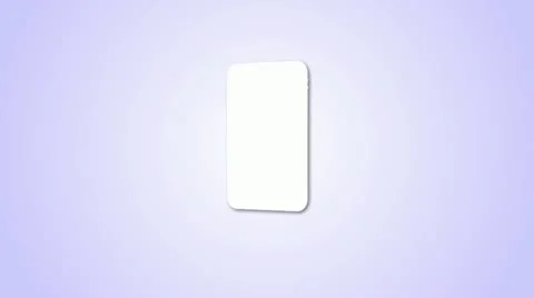 White Smartphone. Hand Touchscreen Stock Footage 11425626