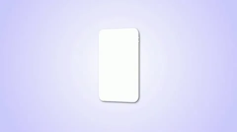 White Smartphone. Infographic elements 1 Video stock 11425631