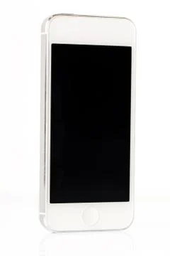 White SmartPhone Isolated Stock Photos