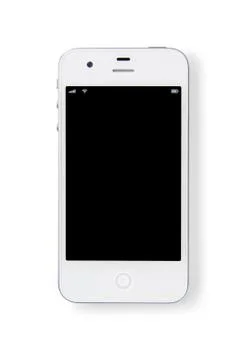 A white smartphone Foto stock