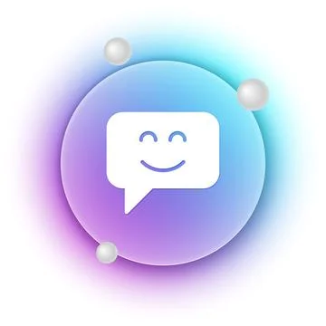 White Smile face icon isolated on white background. Smiling emoticon. Happy.. Stock Illustration