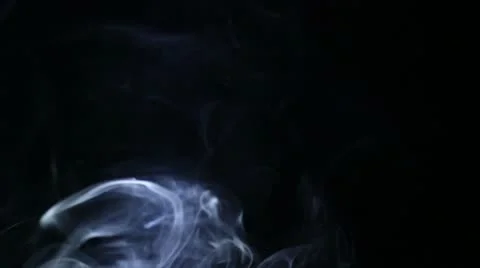 White Smoke Abstract 2 Stock Footage 22324284