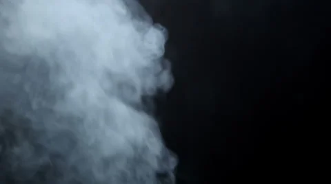 White smoke against black Video stock 34386018