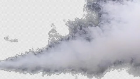 Smoke or Steam on Transparent Background with Alpha Channel., Nature Stock  Footage ft. alpha & channel - Envato Elements