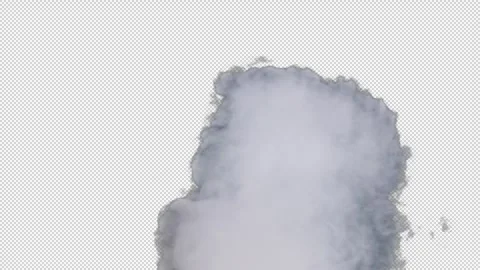 Smoke or Steam on Transparent Background with Alpha Channel., Nature Stock  Footage ft. alpha & channel - Envato Elements