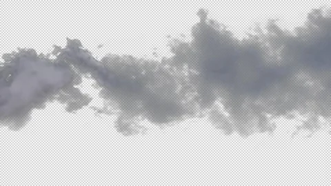 Smoke or Steam on Transparent Background with Alpha Channel., Nature Stock  Footage ft. alpha & channel - Envato Elements