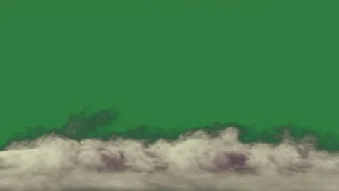 White smoke and clouds screen in the Stock Footage 337031068
