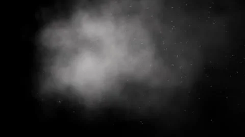 White smoke and dust particles forming abstract cloud Stock Footage 337059131
