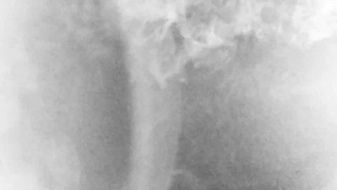 White Smoke Background Effect, Soft Mist or Fog Texture Stock Footage 320187431