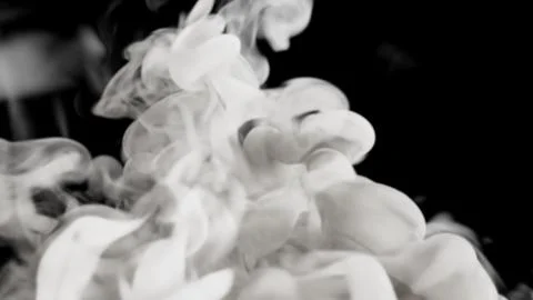 White Smoke Background Stock Illustration