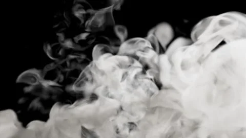 White Smoke Background Stock Illustration