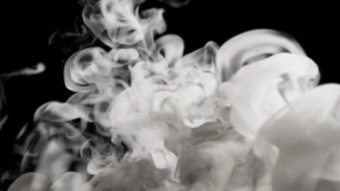 White Smoke Background Stock Illustration