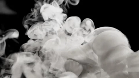 White Smoke Background 스톡 일러스트