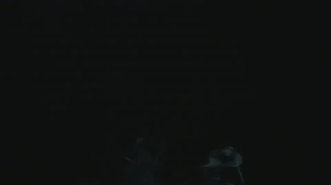White smoke on black background. 4K. Stock-Footage 43562798