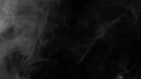 White smoke on a black background. Abstract background for titles. Black Stock Footage 143322396