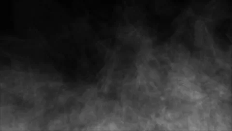 White smoke on black background animation Stock Footage 292586193