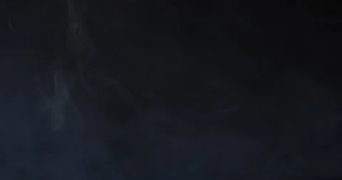 White smoke on black background Stock Footage 171415567
