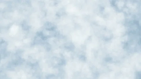 White smoke on a blue background. The illusion of flying in the clouds. Stock Footage 126025973
