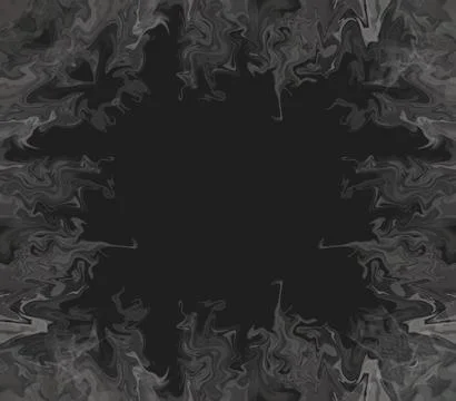 White Smoke Border Effect Stock Illustration