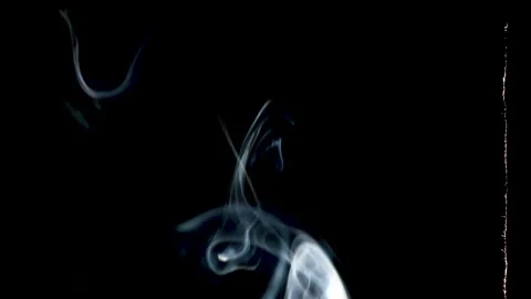 White smoke from the bottom of screen. Stock Footage 137769894