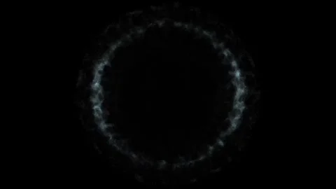 White smoke circles spread outward Stock Footage 320010644