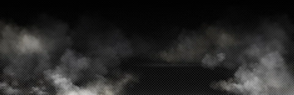 White smoke cloud with overlay effect Illustrazione stock