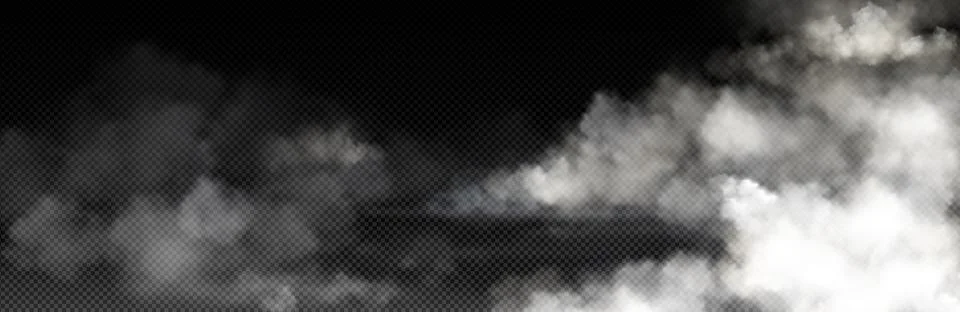 White smoke cloud with overlay effect イラスト素材
