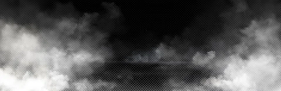 White smoke cloud with overlay effect Stock Illustration