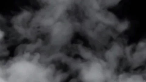 White Smoke Cloud Puff Steam Motion Effect 库存影片 346500635