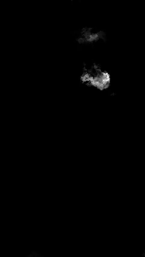 White smoke clouds drifting mist texture, scattered plumes, and high contrast ed Stock Footage 340457425