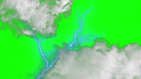 White smoke clouds on green screen. Realistic fog overlay for video compositing. Video stock 339755680