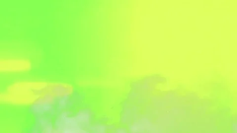 White smoke clouds rising against vibrant green screen background for Stock Footage 338995167