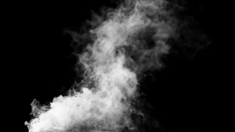 White Smoke Coming Forward 4K Stock Footage 255020596