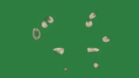 White Smoke Coming Out Cloud Floating Depth Creative Colorful Scene Cartoonish Видео 336956229