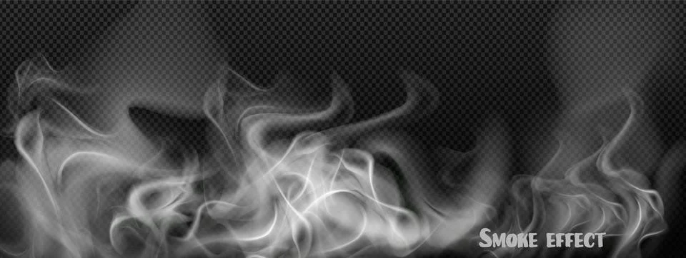 White smoke effect background Stock Illustration
