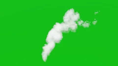 White Smoke effect on green screen | Stock Video | Pond5