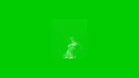 White smoke Effects on green screen stock video Stock-Footage 267977055