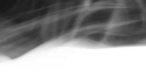 White smoke floating through space against black background Stock Footage 140212038