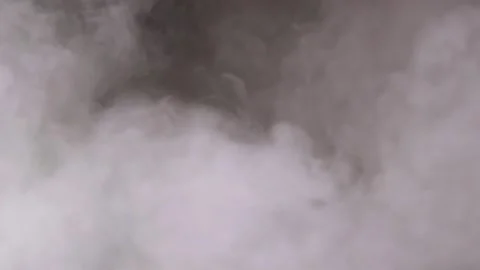 White Smoke Fog Effect on Dark Background Stock Footage 346262566