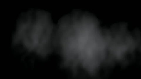 White Smoke Ghost Shape Dark Background Animation 動画素材 339641591